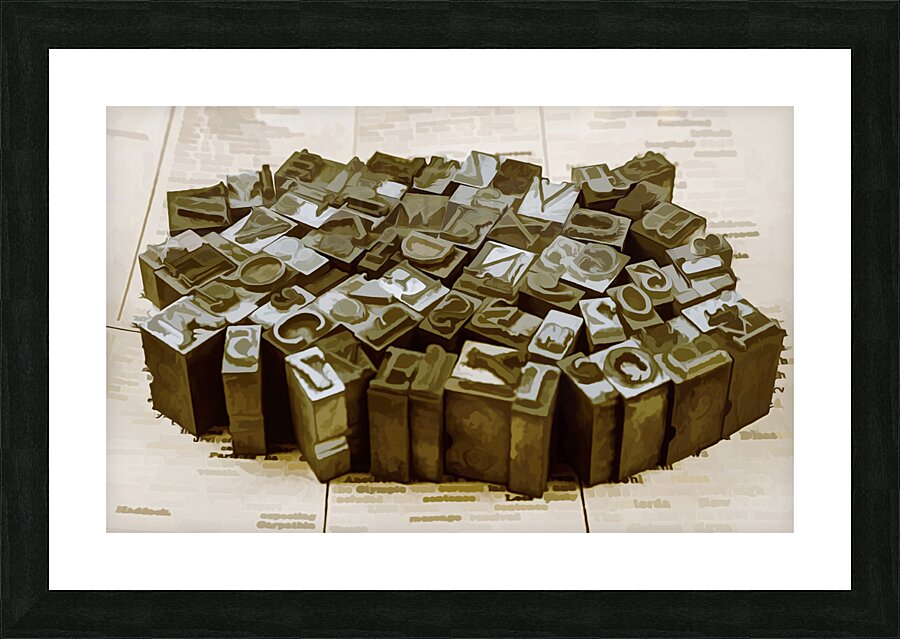 Vintage impressionism Picture Frame print