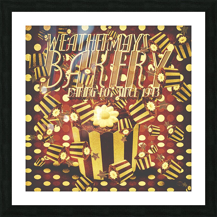 Weathermays Bakery 1943 Picture Frame print