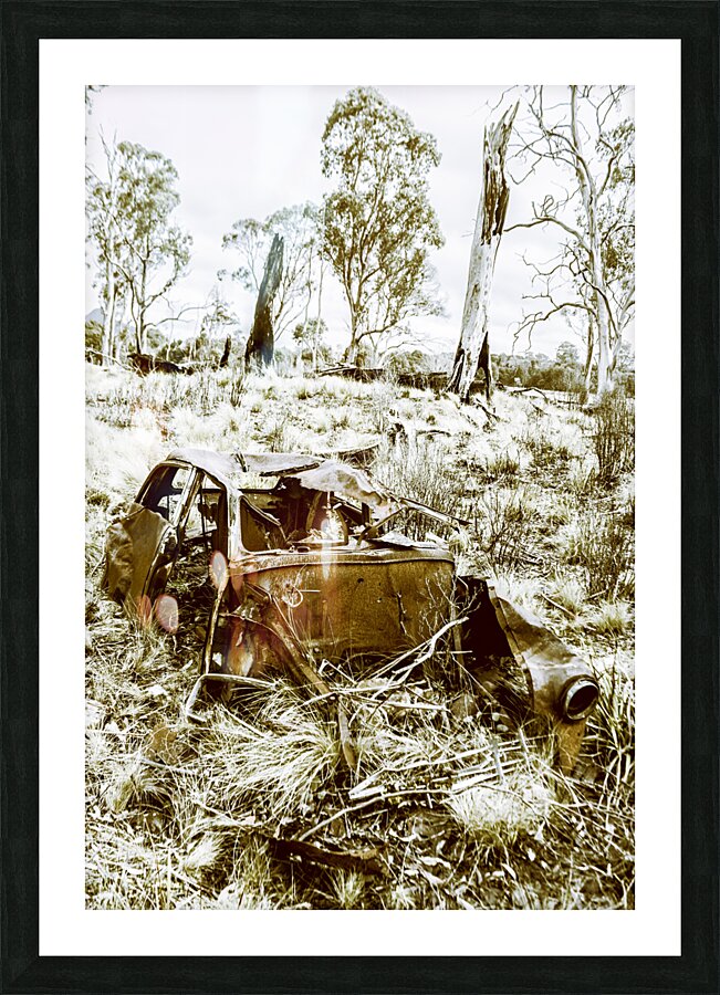 Rustic rural decay Picture Frame print