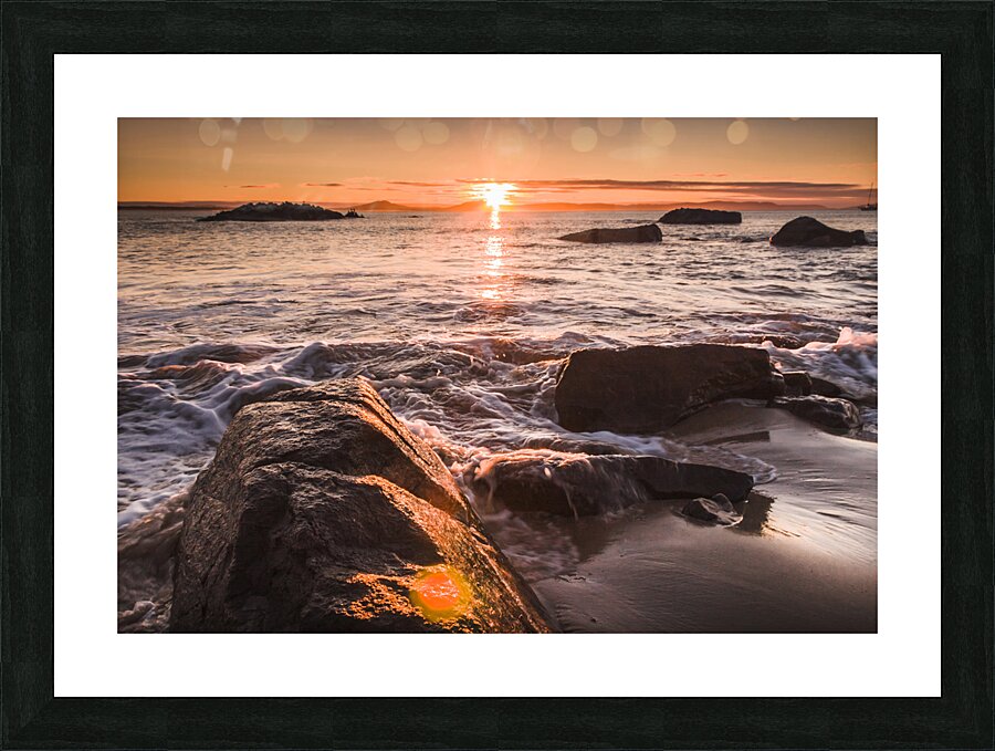 Swansea Sunrise Picture Frame print