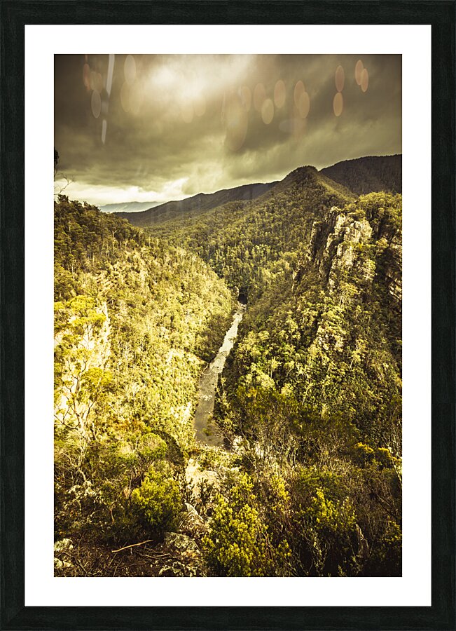 River Below Picture Frame print