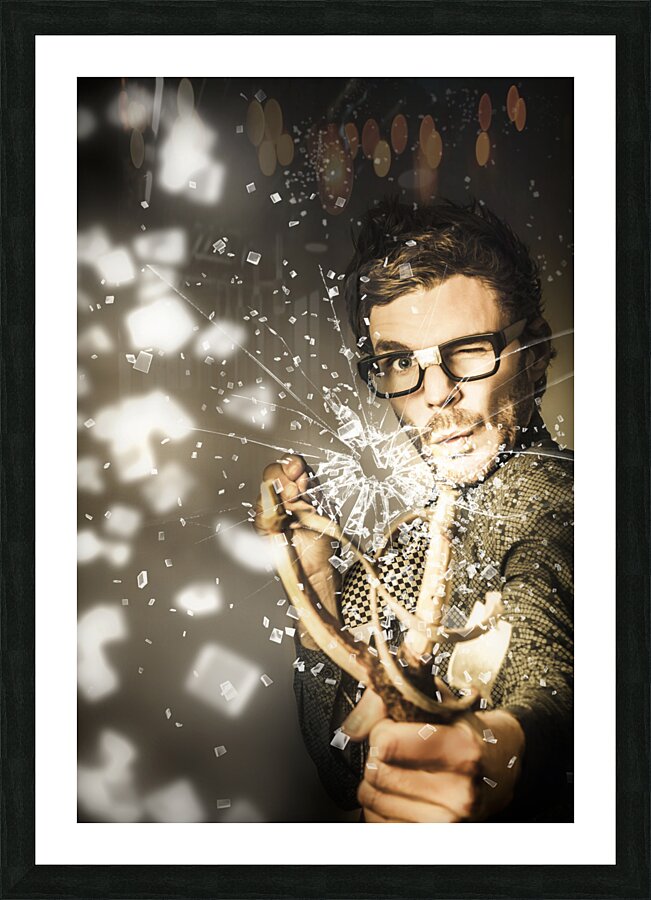 Target market nerd with best practice breakthrough Picture Frame print