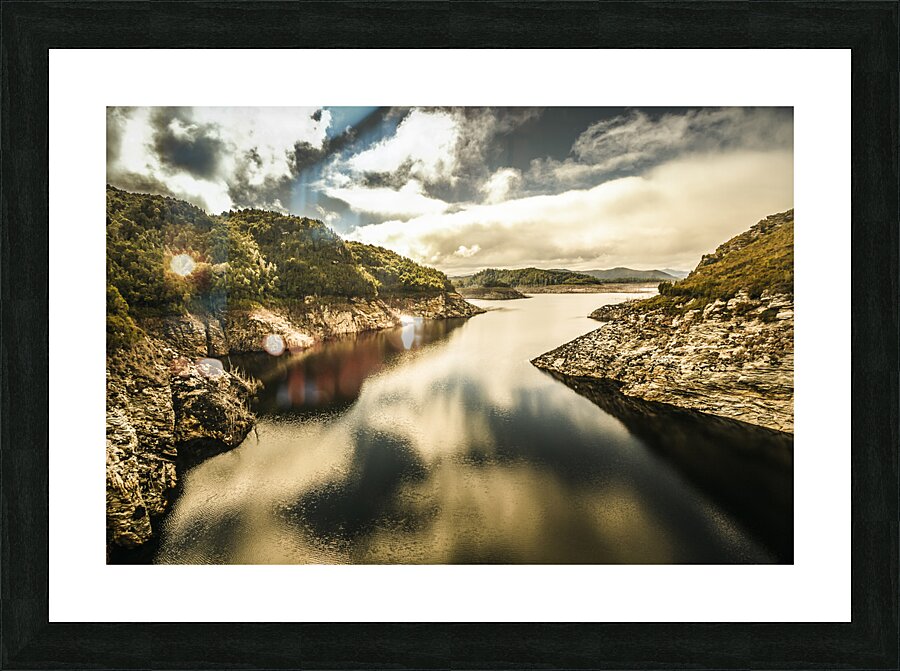 Calm still water reflections Picture Frame print