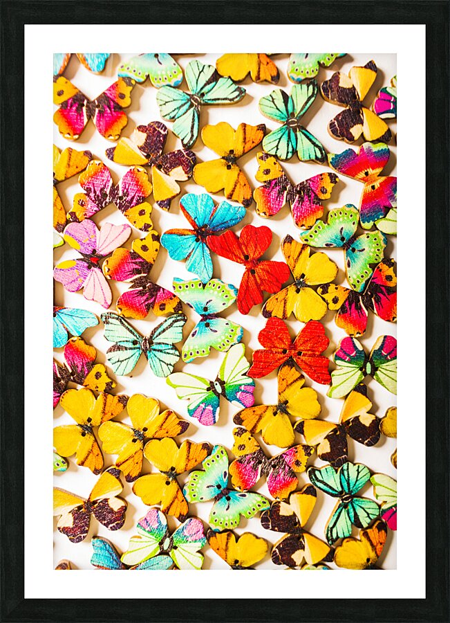 In wild colours Picture Frame print