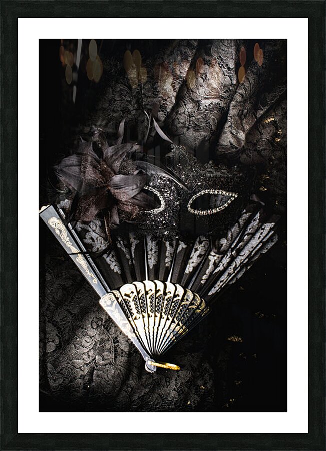 In fashion of mystery and elegance Picture Frame print