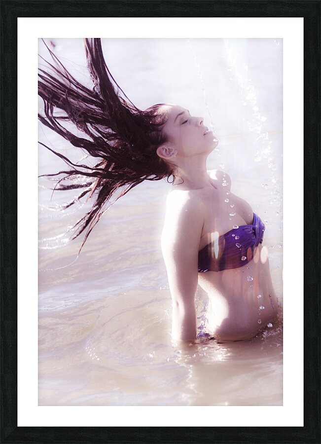 Vintage Water Fun Picture Frame print