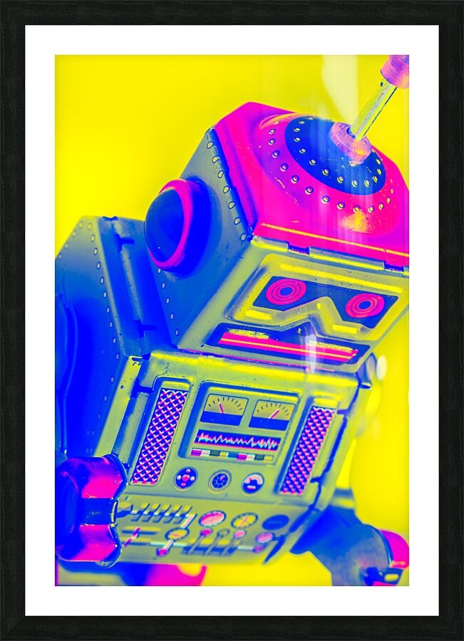 Turn-keyed and tilt-shifted Picture Frame print