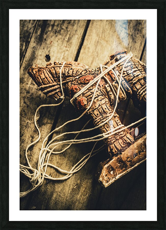 Manipulating the Trojans  Picture Frame print