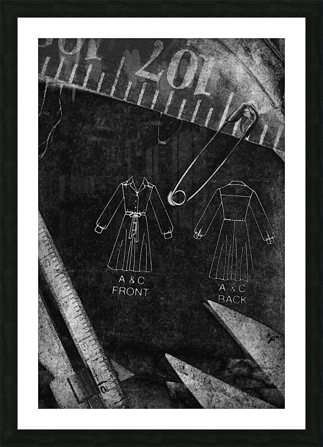 Dressmaking handiwork Picture Frame print