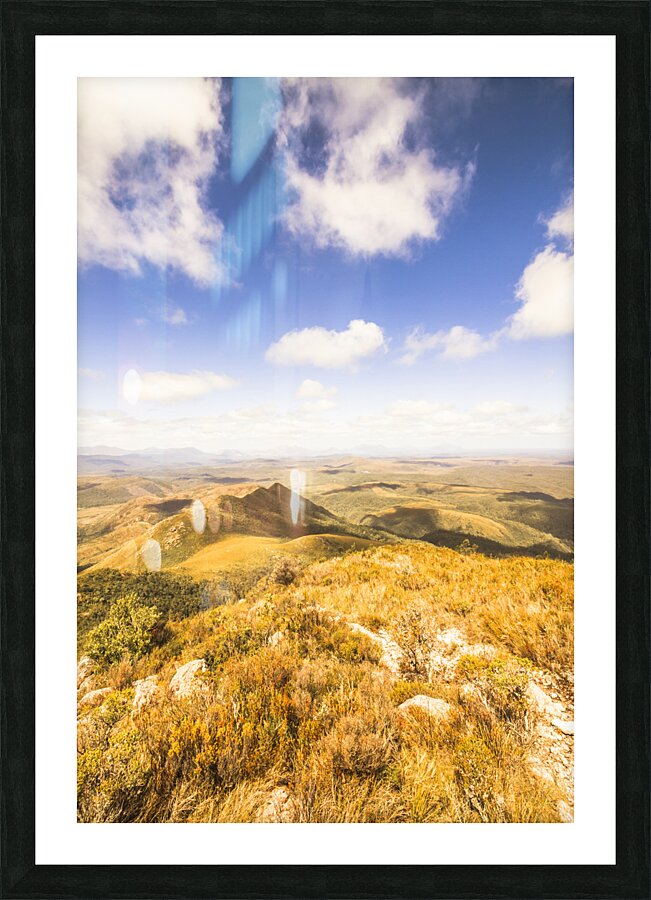 Vast expanse of wonderful countryside Picture Frame print