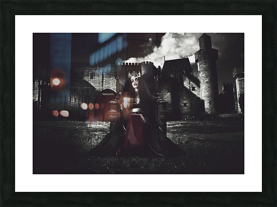 Queen of the dark monarch Picture Frame print