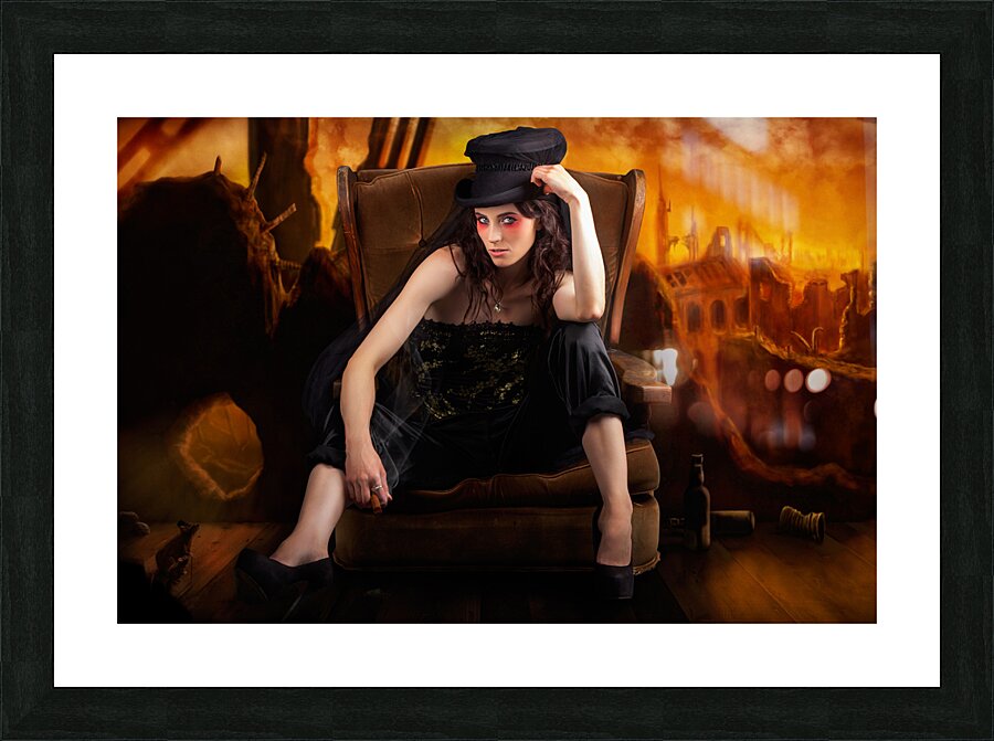 Creative Underground Fashion Photo Illustration Picture Frame print