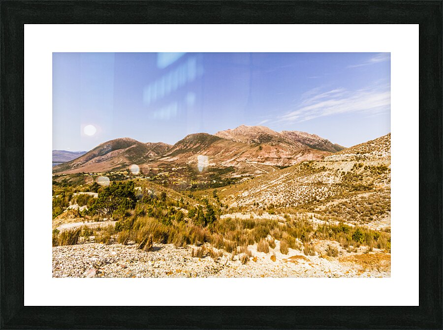 Regional ruggedness Picture Frame print