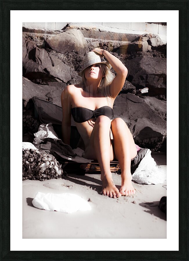 Tourist Picture Frame print