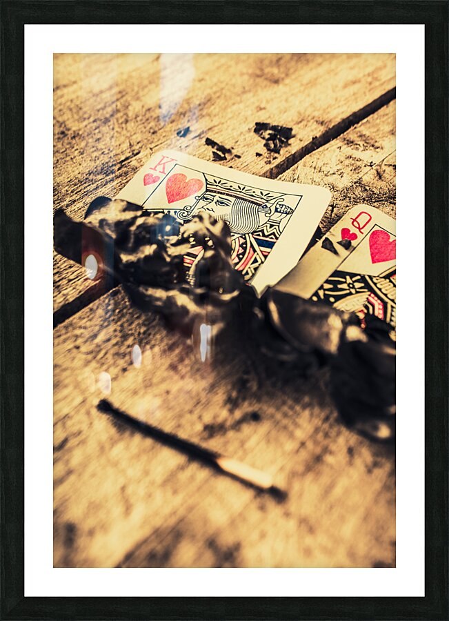 Royal flush Picture Frame print