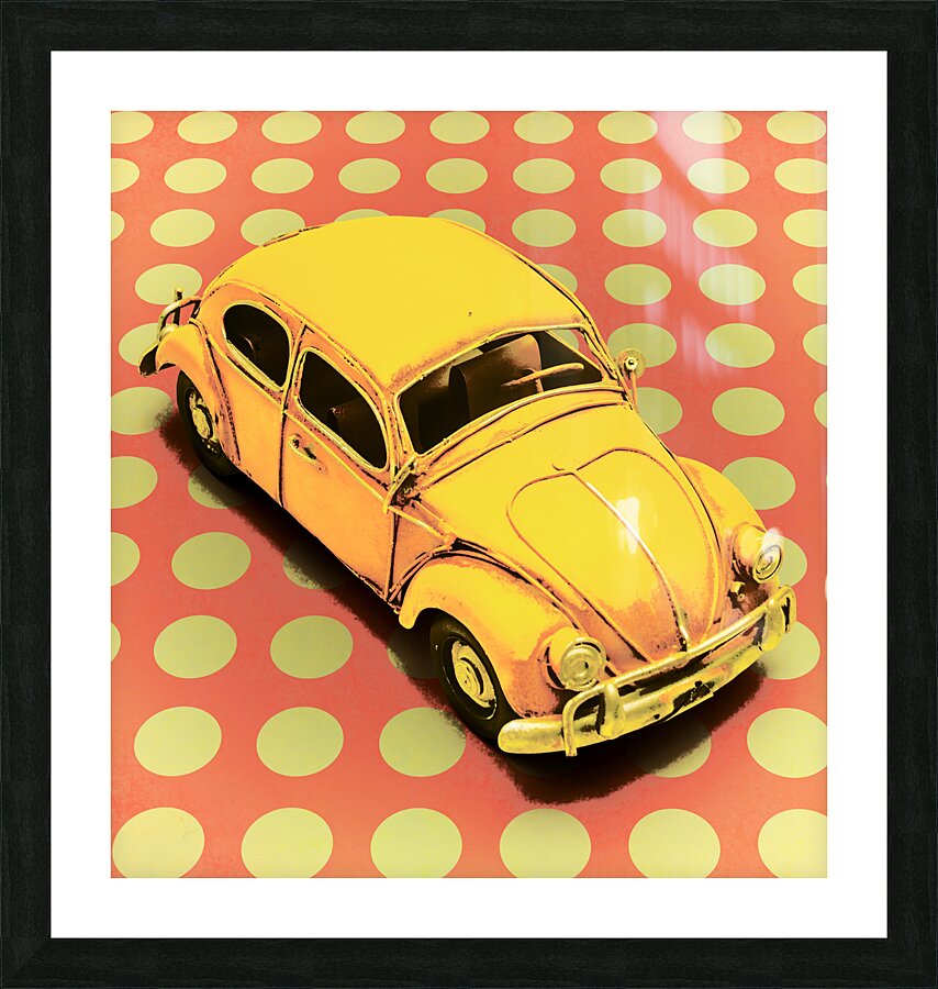 Car Toon Picture Frame print
