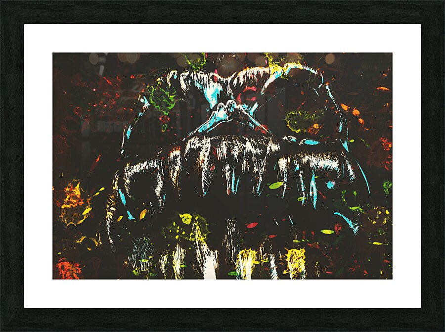 Pop art madness Picture Frame print