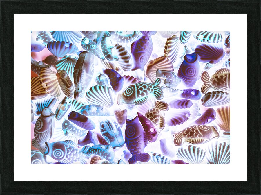 Whitewash Picture Frame print