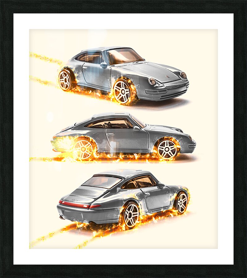 Skid Sparks Picture Frame print