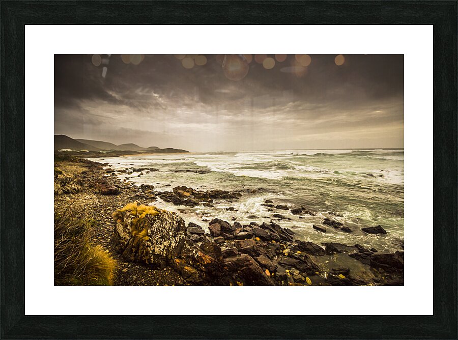 Tense seas Picture Frame print