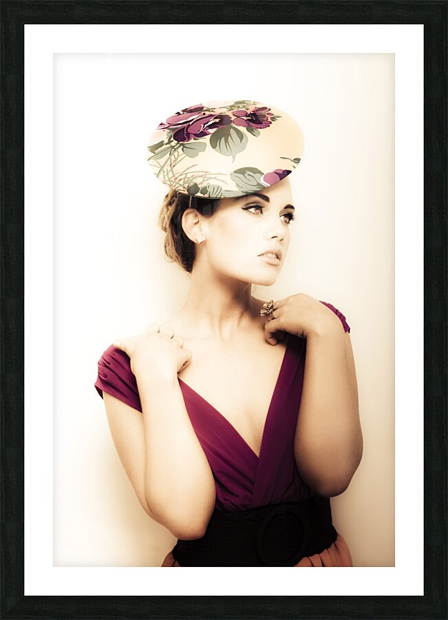 Retro Fashion Picture Frame print