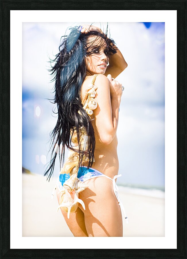 Lifestyle Woman Picture Frame print