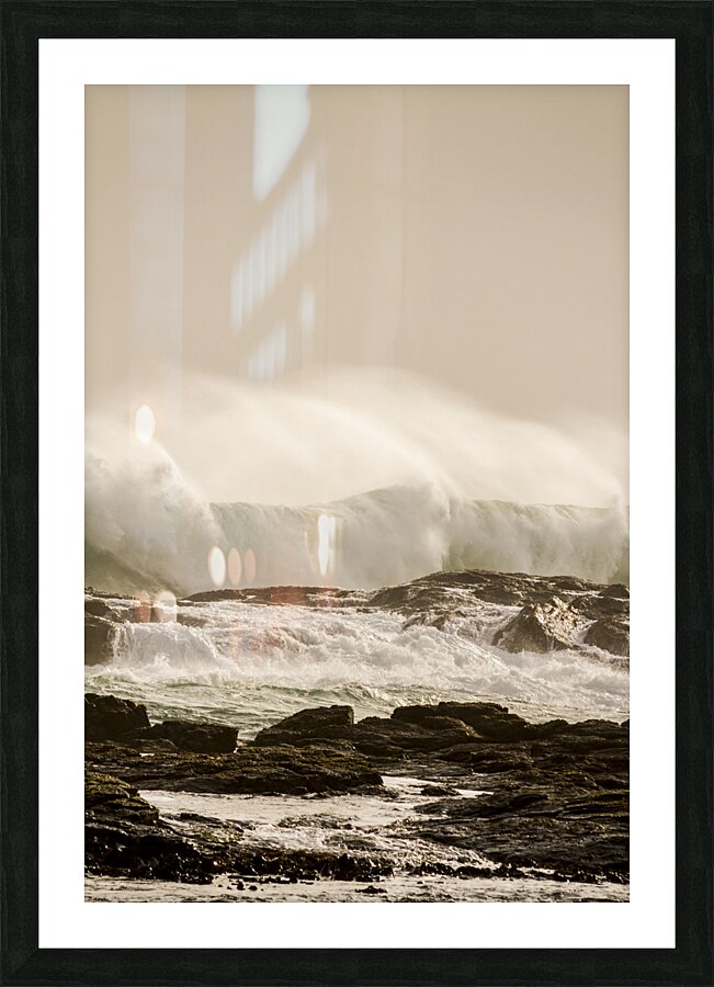 Wave Breaks Picture Frame print