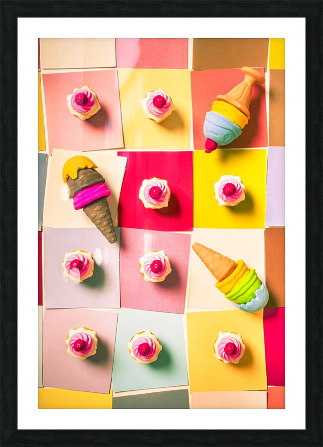 Candy calendar Picture Frame print