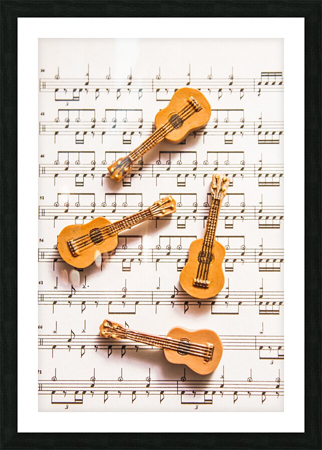 Acoustic quartet Picture Frame print