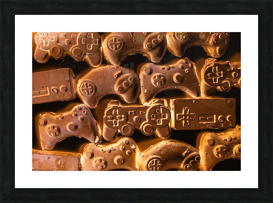 Buttons n blocks Picture Frame print