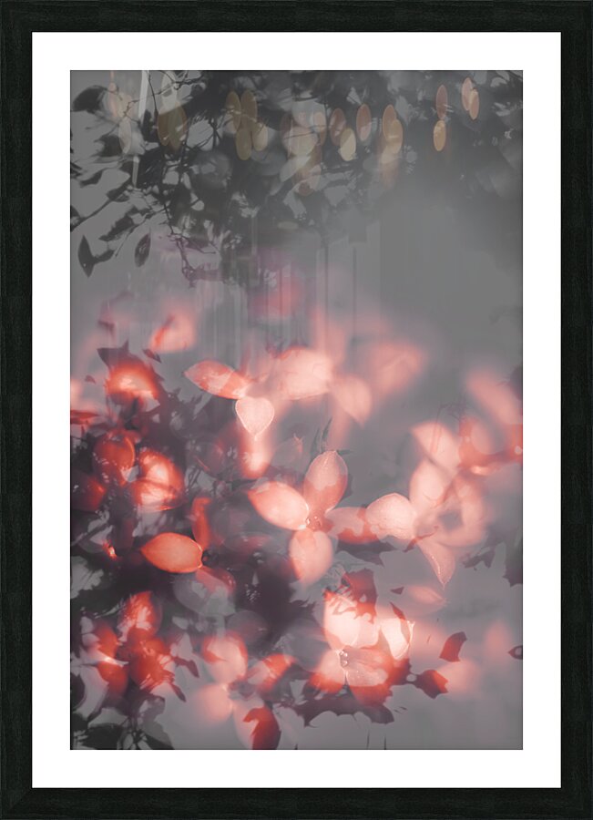 Death Blooms Picture Frame print