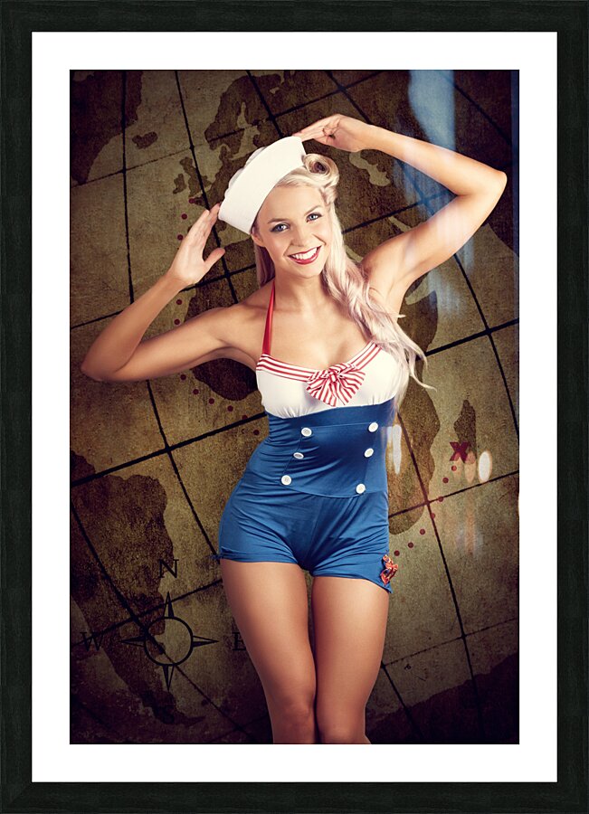 Old waters way Picture Frame print