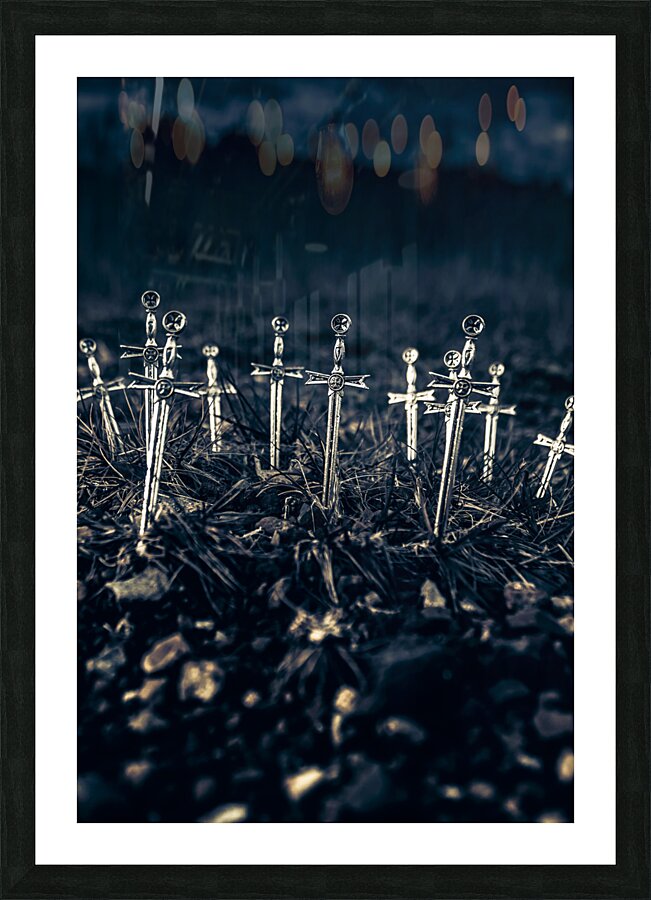 Gravely battlefield Picture Frame print