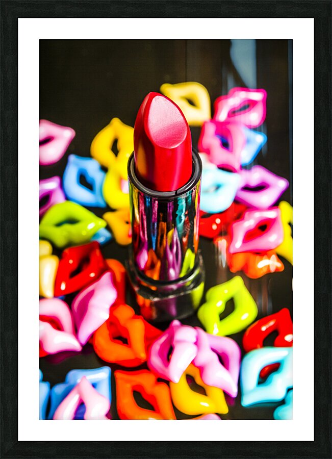 Beauty lips and makeup tips Picture Frame print
