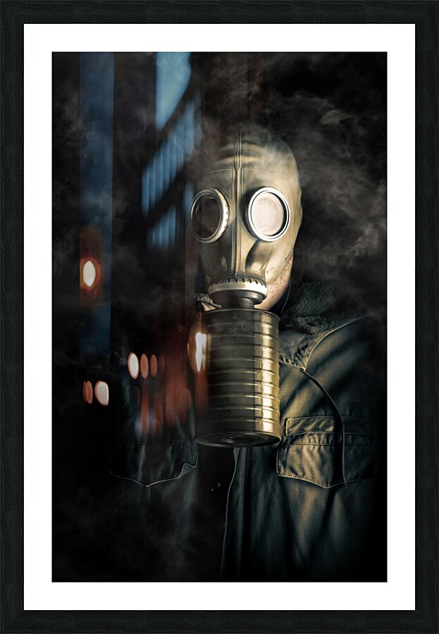 Biohazard death and destruction Picture Frame print