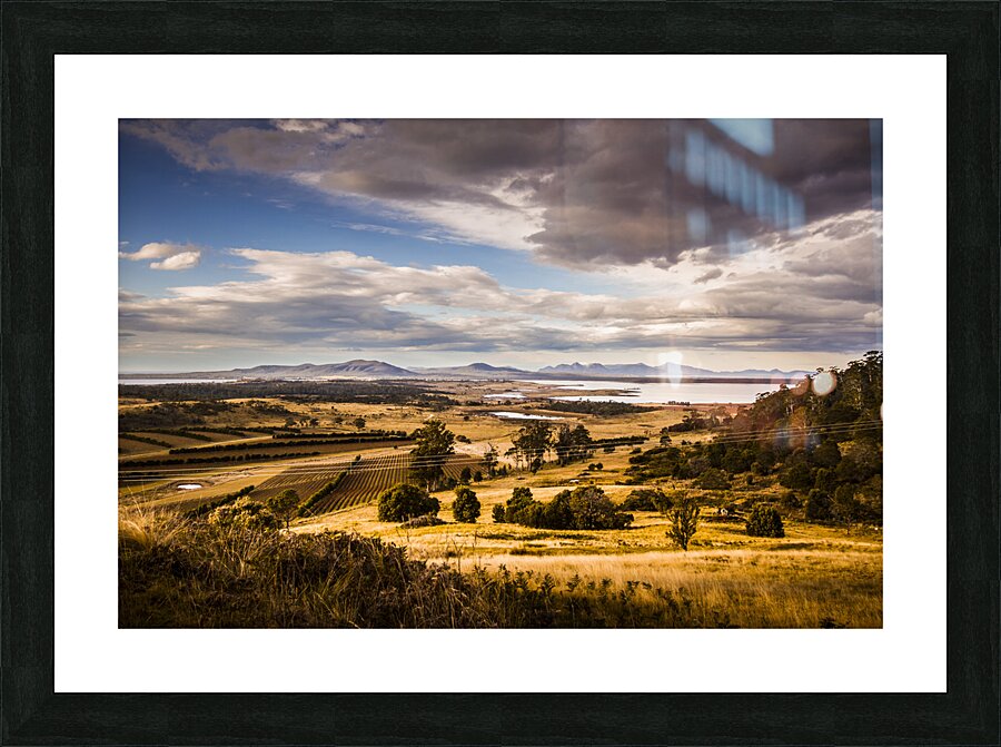 Cherry Tree Hill lookout Picture Frame print