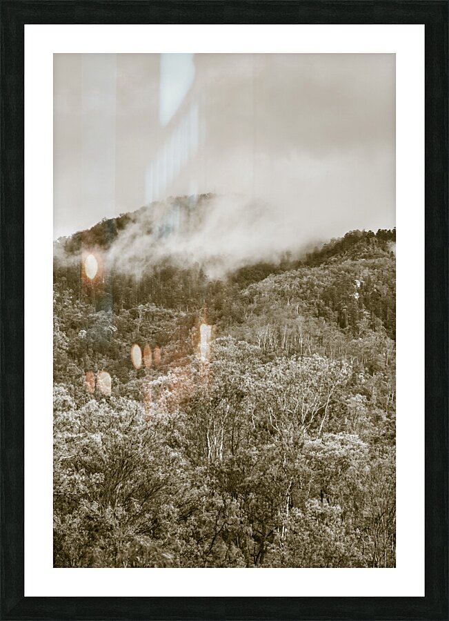 Misty mountains Picture Frame print