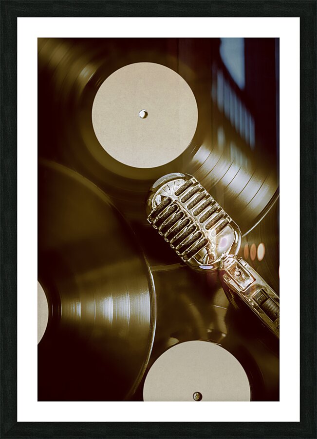 Classic rock n roll Picture Frame print