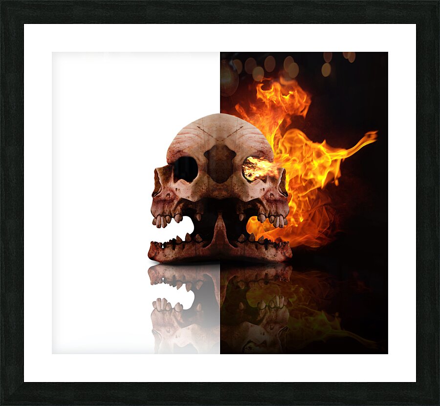 Heads Of Decay Picture Frame print