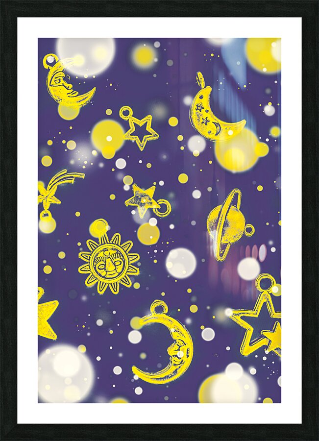 Starry night Picture Frame print