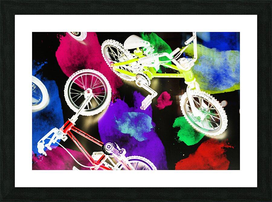 Street bike art Picture Frame print