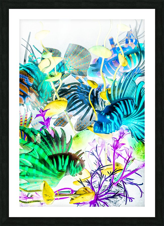 Under waters deep Picture Frame print