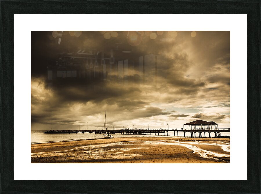 Redcliffe Jetty Picture Frame print
