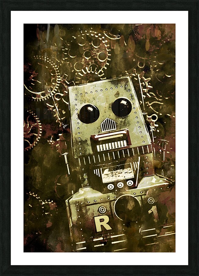 Tanker the war mech Picture Frame print