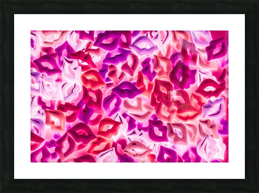 Hot pink desire Picture Frame print