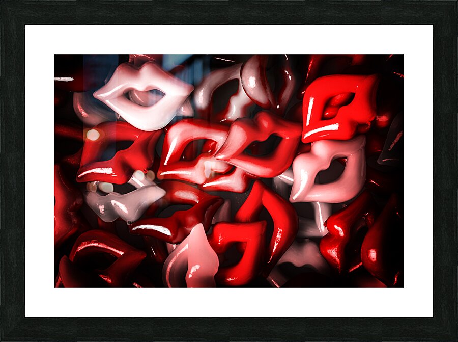 Red hot Picture Frame print