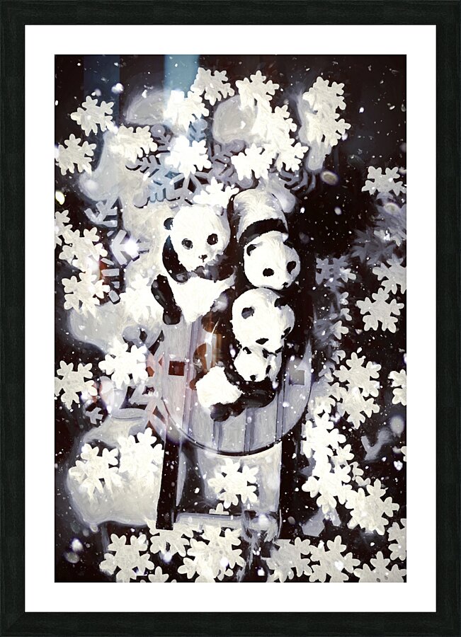 Frosty fun Picture Frame print