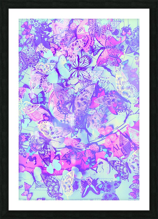 In a pastel dream Picture Frame print