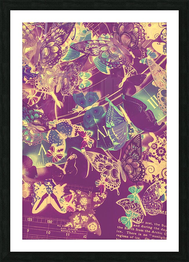 Overlap and intersect  Picture Frame print