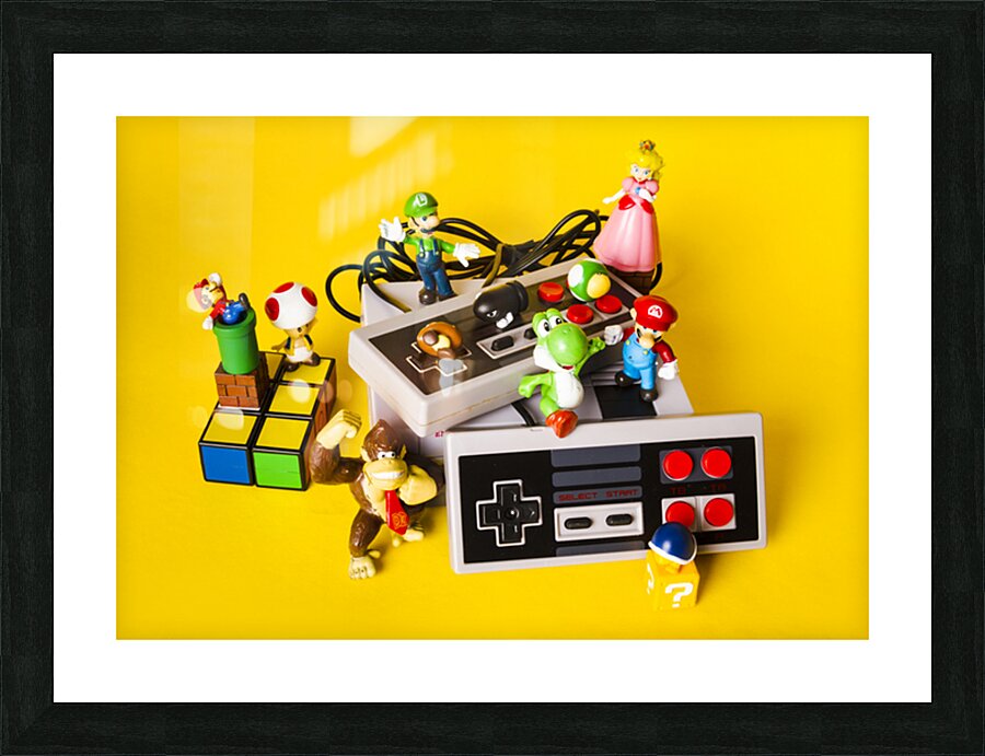 Video game classics Picture Frame print